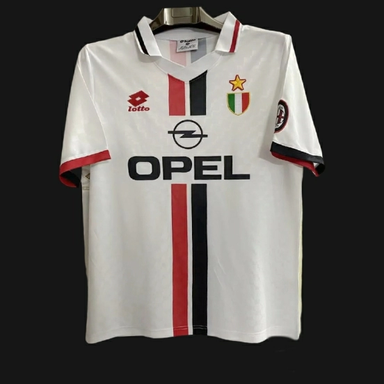 Retro 95/97 AC Milan Away White Jersey