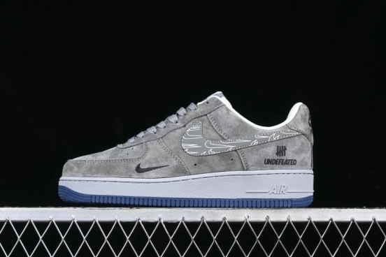 Nike Air Force 1 '07 Low UN Collaboration - Shadow Grey Pigskin Sneakers DF0188-018
