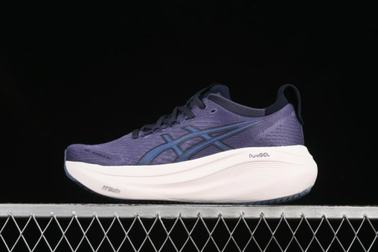 Asics Gel-Nimbus 27 Retro Breathable Casual Shoes with Cushioning for Men - 1011B956-500