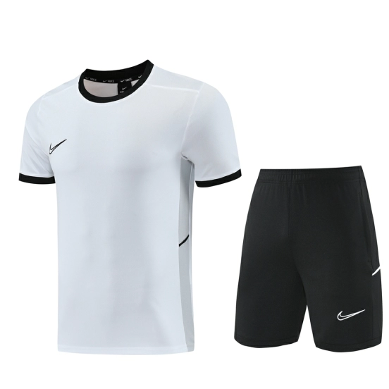 2025 NIKE White Short Sleeve Jersey + Shorts