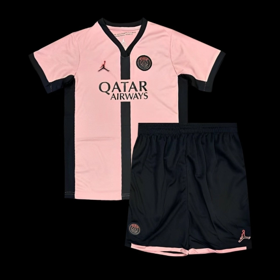 24/25 Kids PSG Third Pink Jersey
