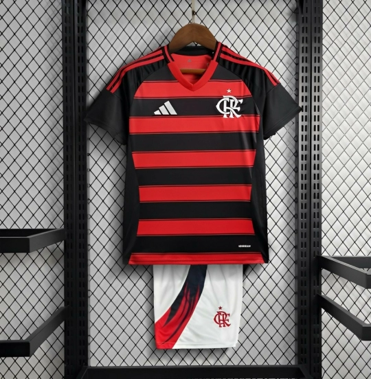 25/26 Kids Flamengo Home 16-28 Jersey